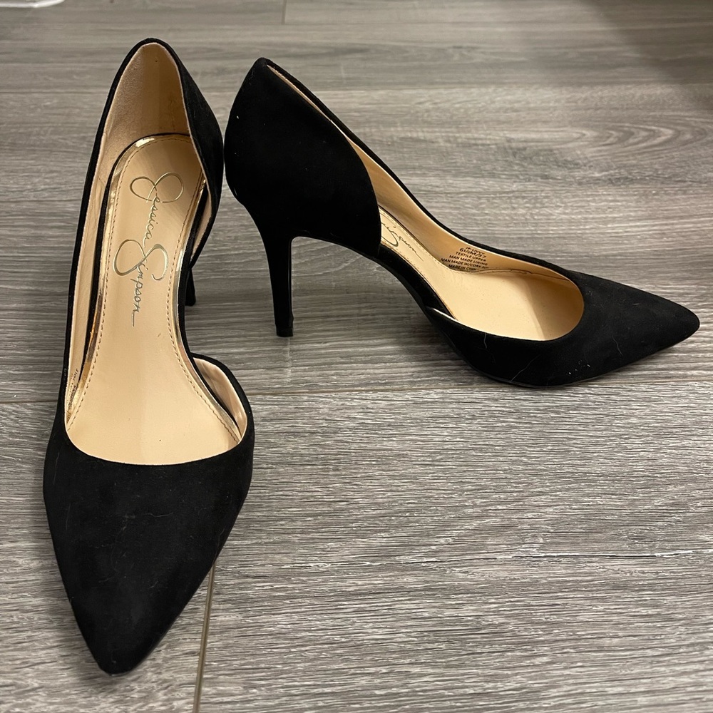 Jessica Simpson Livvy Heels in Black